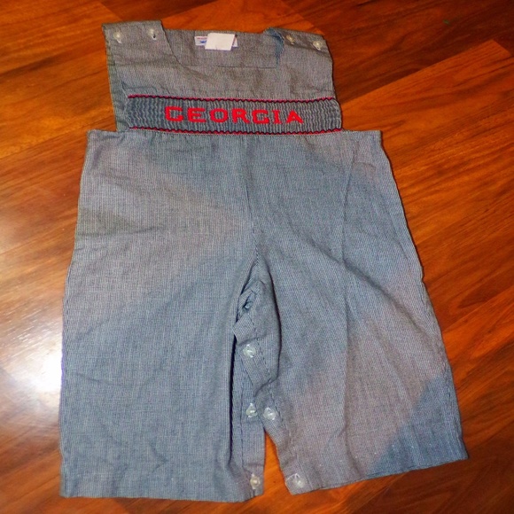 uga smocked baby clothes