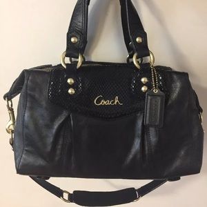 ❌Sold on EB❌Rare Coach Ashley black leather