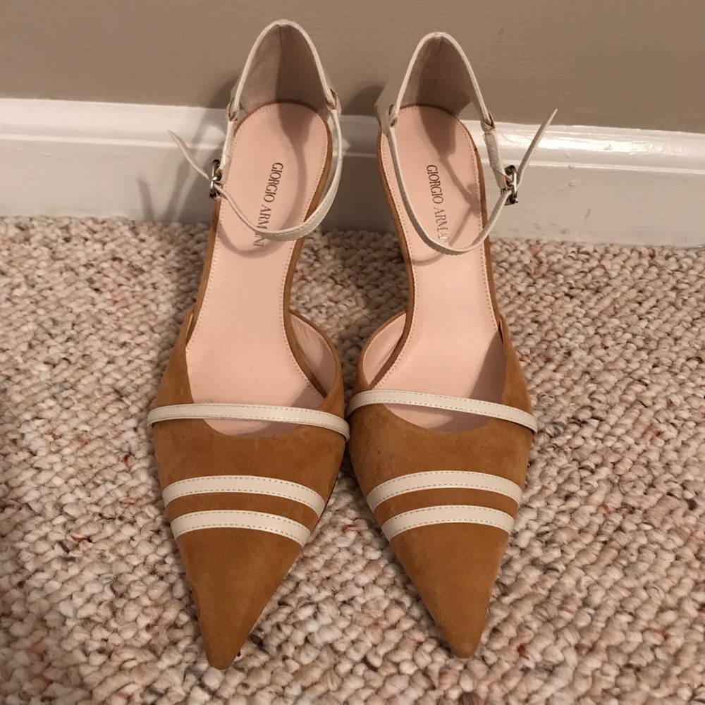 GIORGIO ARMANI heels never been worn!