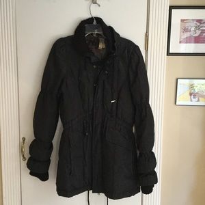 Black free people down winter coat