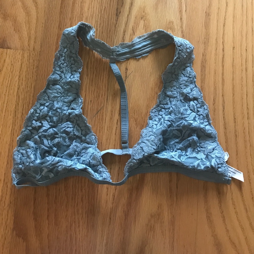 Blue bralette