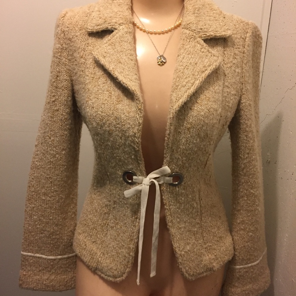 Vintage Blazer Wool Flare/bell Sleeves 💋👗👛