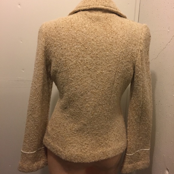 Vintage Blazer Wool Flare/bell Sleeves 💋👗👛 - Picture 6 of 8