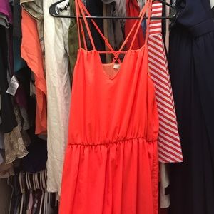 Cute Orange Maxi Dress