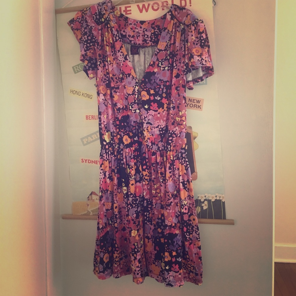 Material girl flowery dress