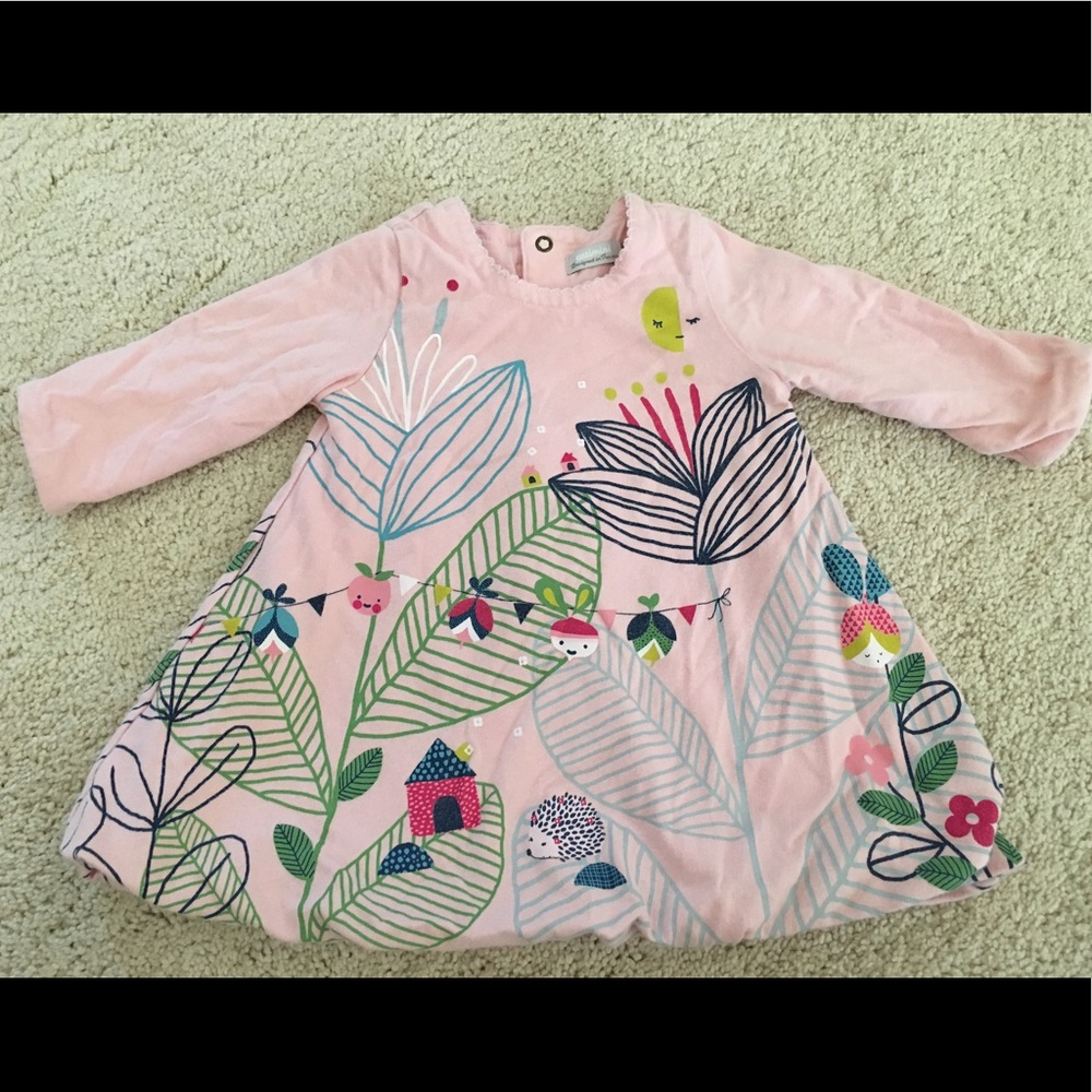 Catamini "bubble dress" with animals/plants