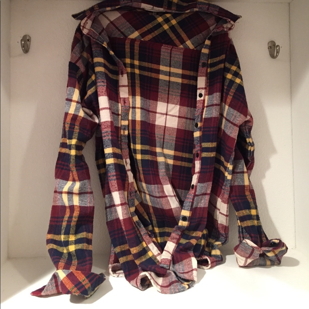 Plaid button up