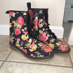 Floral Boots