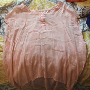 A cute pink flowy top!