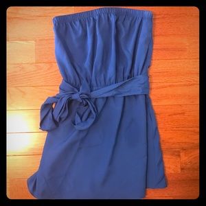 Express royal blue dress