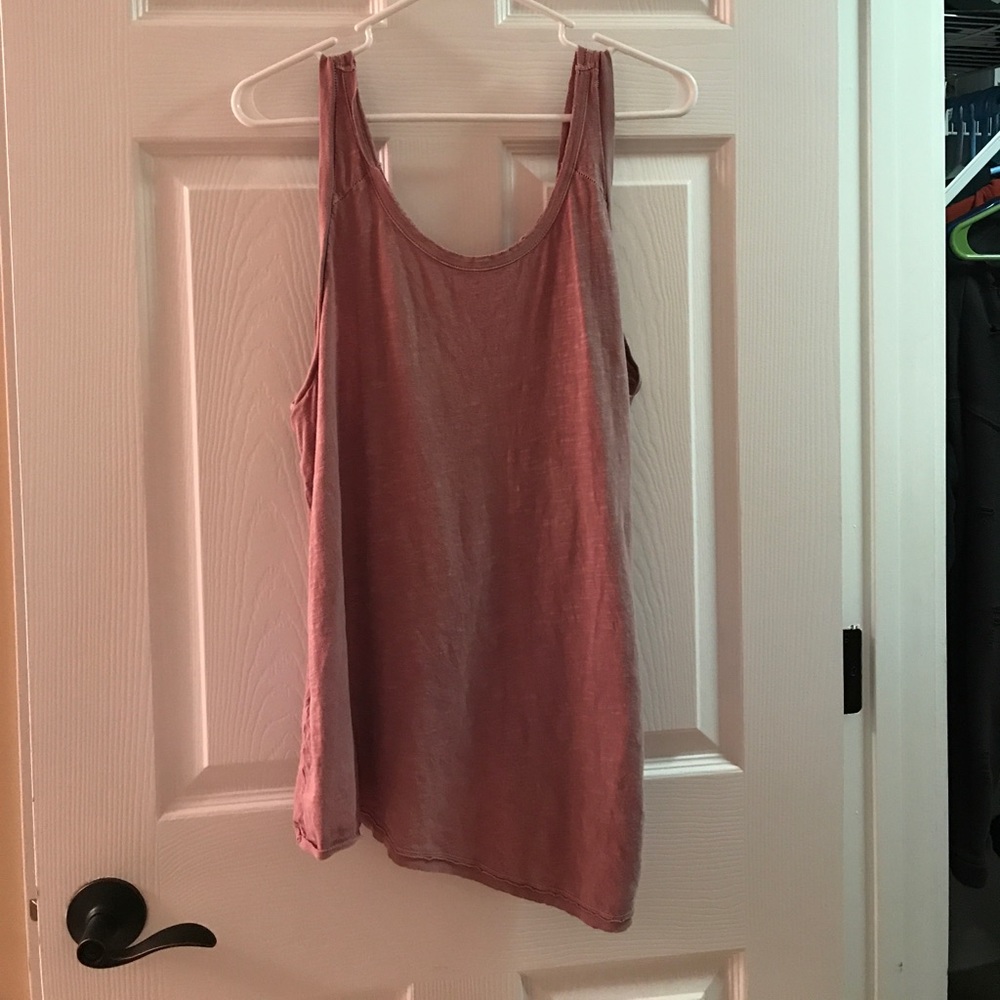 Free people twist tie back tank top
