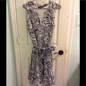 Black and white dress