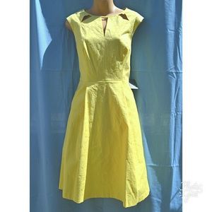 NWT Adrianna Papell Yellow Dress