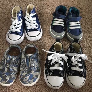 Boys blue converse size 4 brand new!