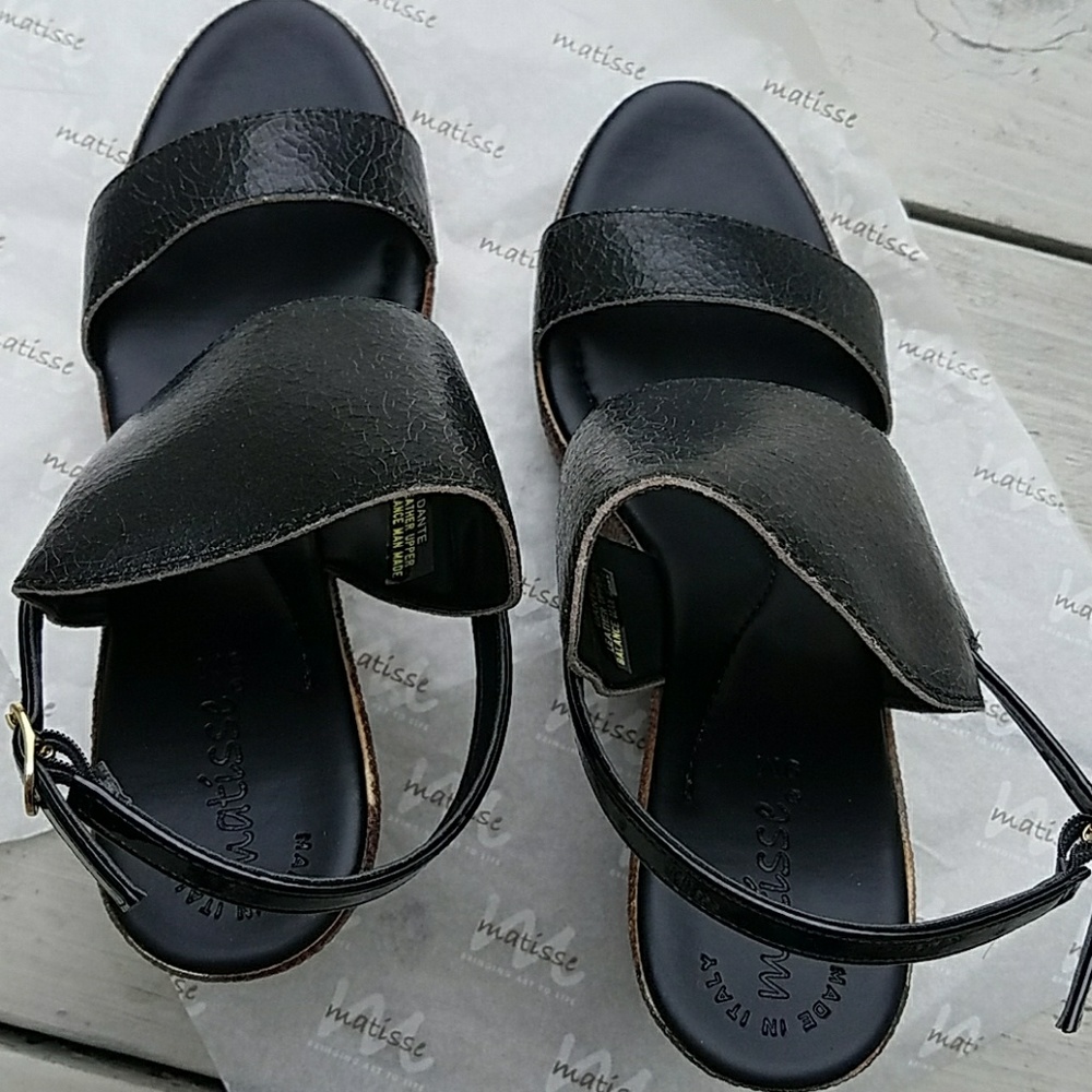 SIZE 9 LEFT DANTE WEDGE SANDAL - Picture 6 of 8