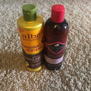 Color shampoo and Hawaiian shampoo