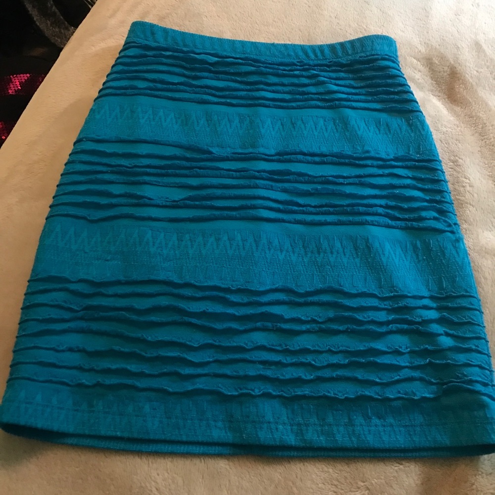Blue skirt