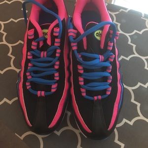 Nike Max pinker and royal blue 4y