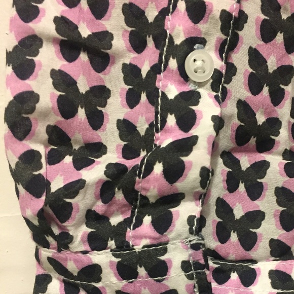 GAP Button Up Shirt Butterflies Print 💋🦋 - Picture 4 of 7