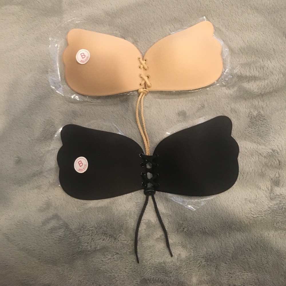 Stick on bra