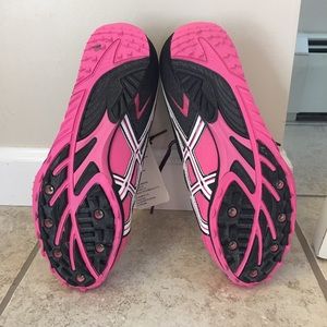 New Hot Pink Asics Track Spikes