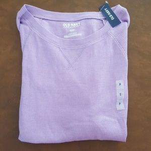 Old navy purple waffle tee