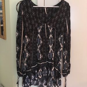 Free People patterned tunic