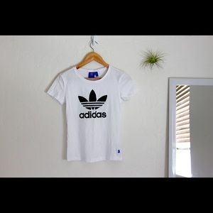 Women's Adidas Logo Fitted Tee