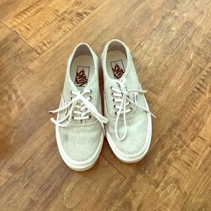 VANS AUTHENTIC SLIM STRIPES IN WASHED/MOONSTRUCK