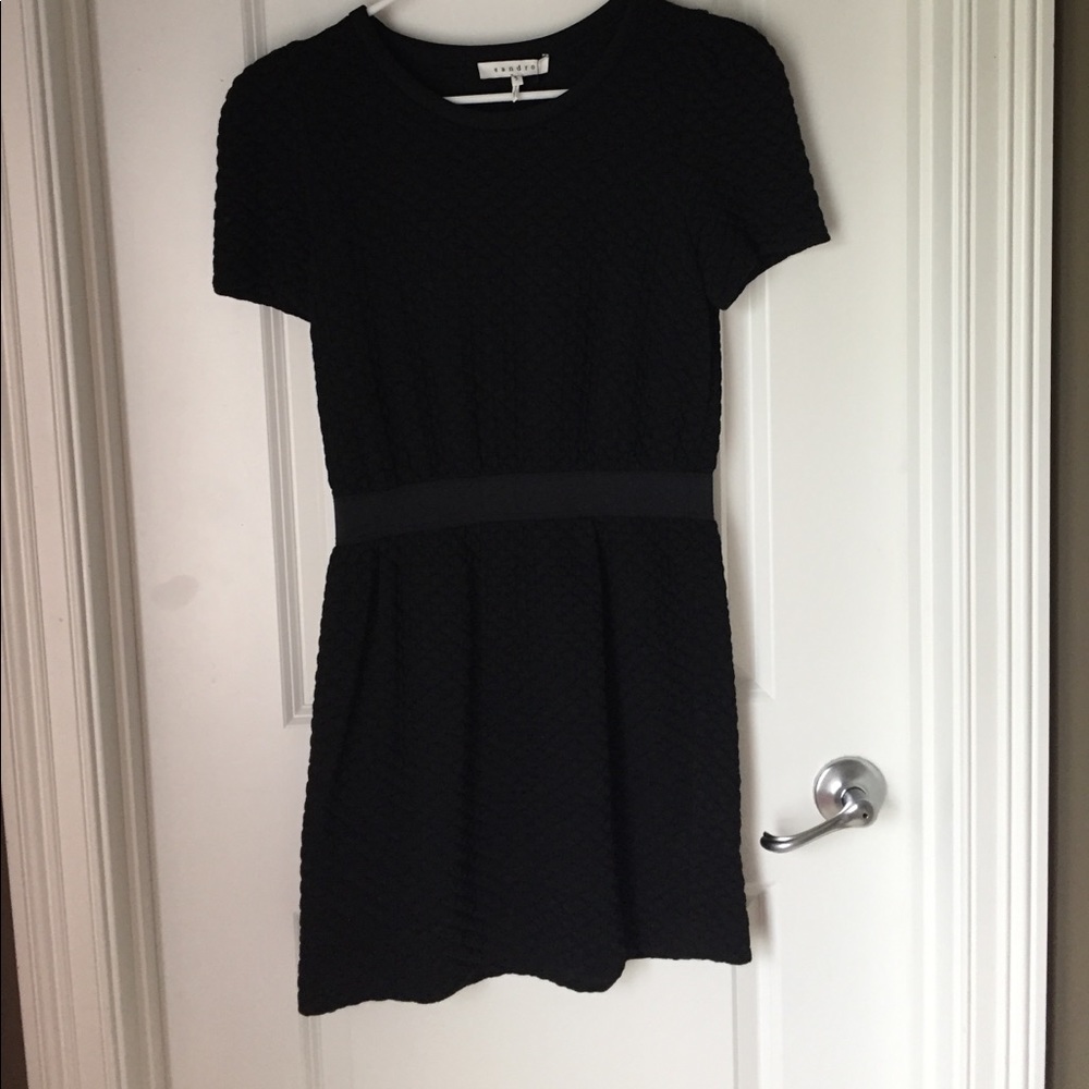 Sandro Black Dress