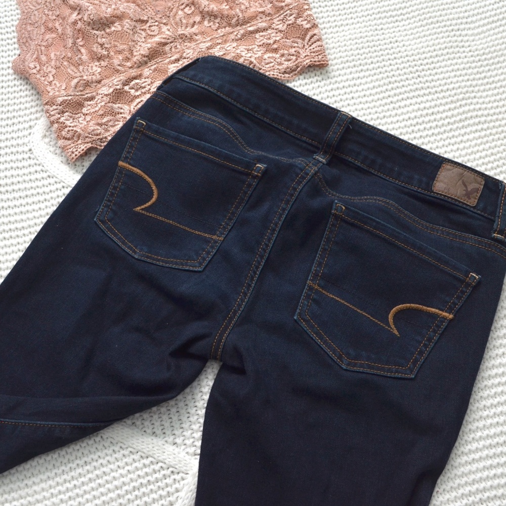 American Eagle Dark Wash Jeggings