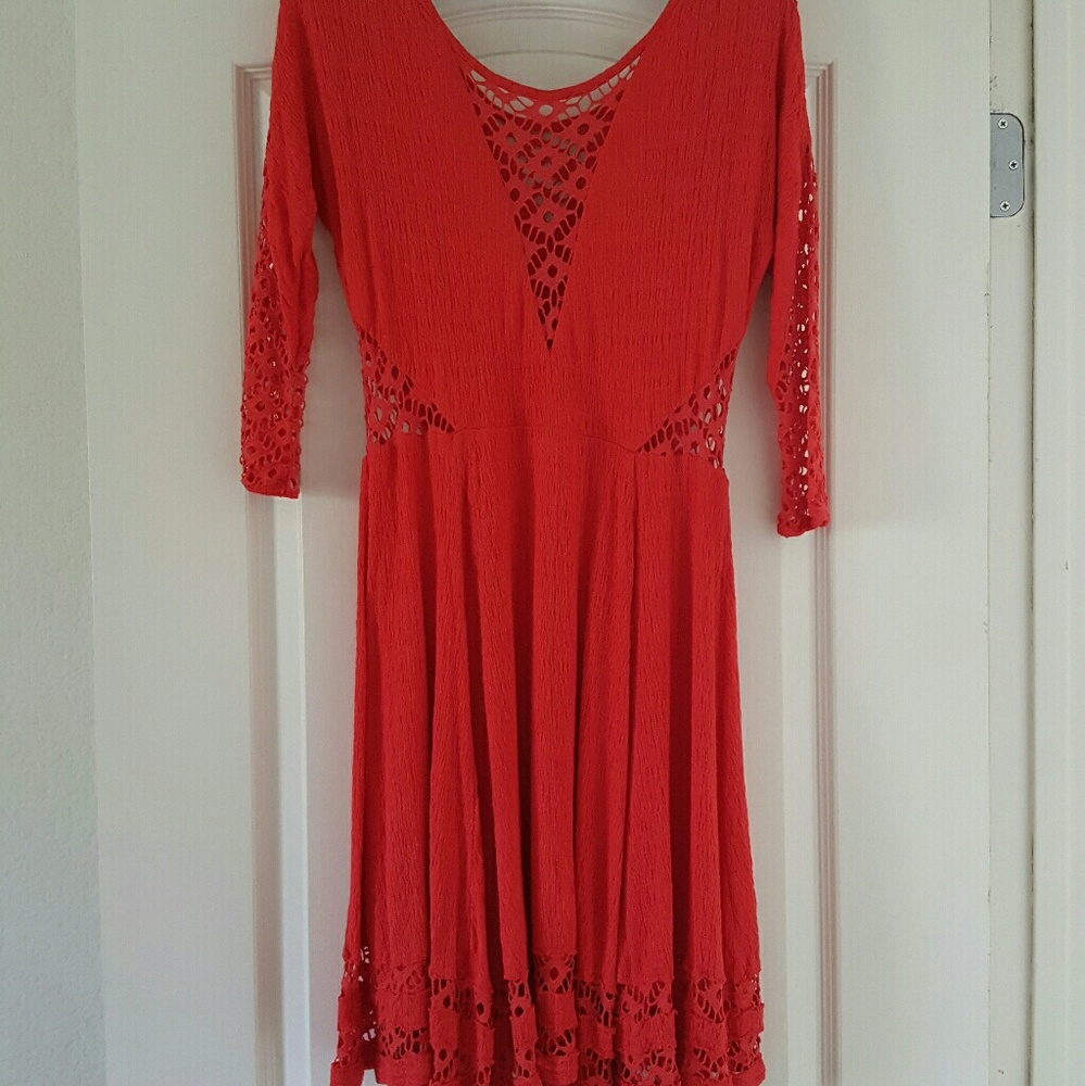 Red Dress by Free People