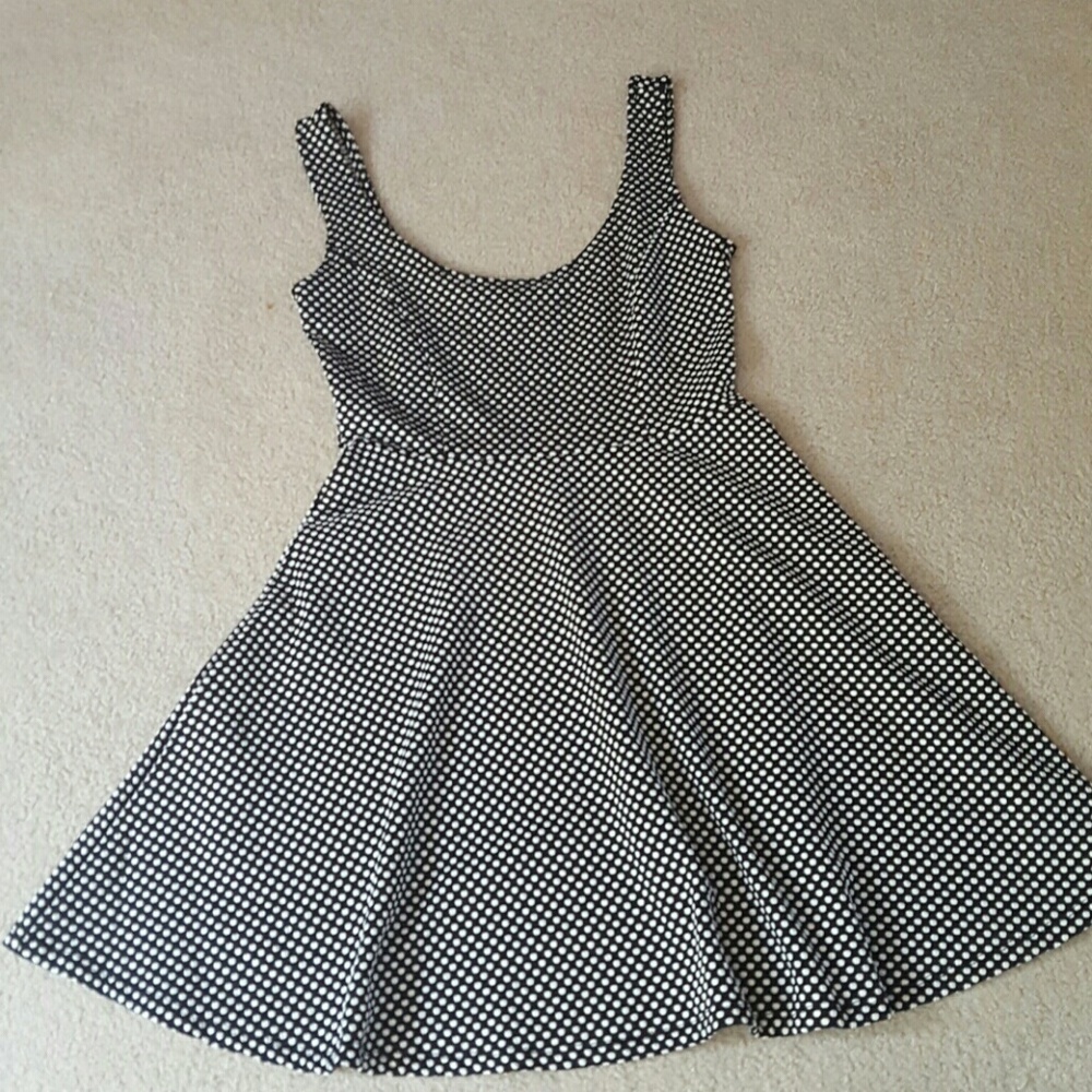 Polka Dot Skater Dress
