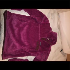 Women's Magenta Patagonia fleece Size M