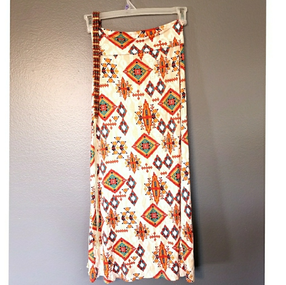 Tribal Maxi Skirt