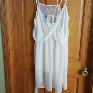 White lacy nightie