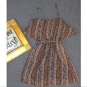 MNG Paisley Ruffle Sundress