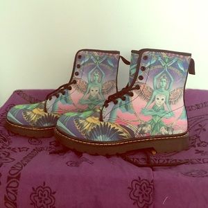 PSYCHEDELIC HI TOP SNEAKERS