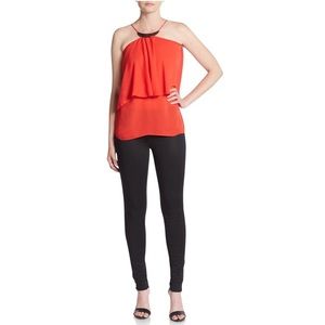 Halston Heritage Metal Collar Layered Top 🎉SALE🎉