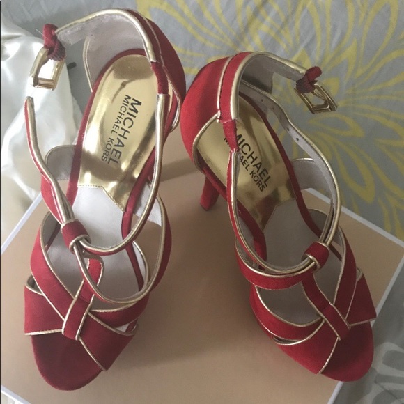 michael kors slingback heels