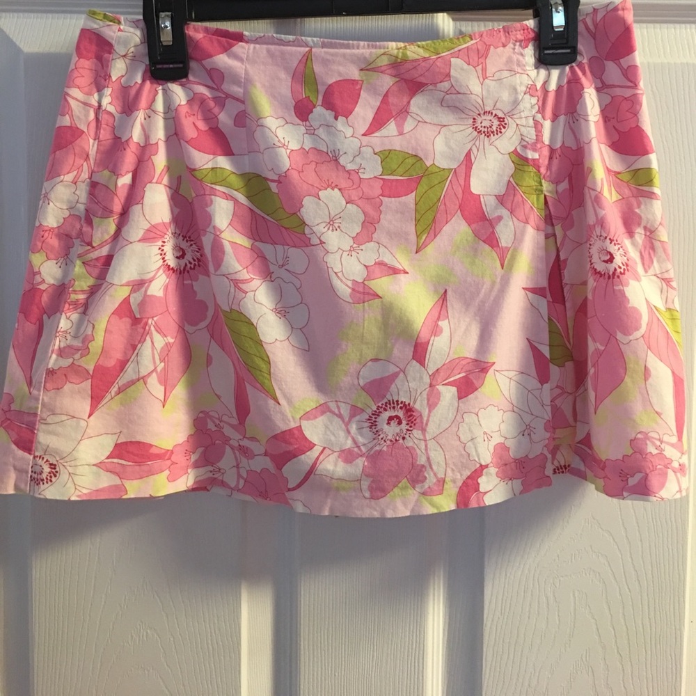 Women's wrapper skort Lilly Pulitzer-esque