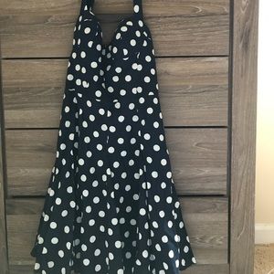 NWT halter polka dotted dress