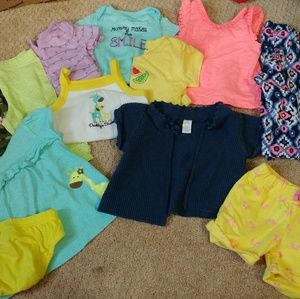 3-6 mos girl lot