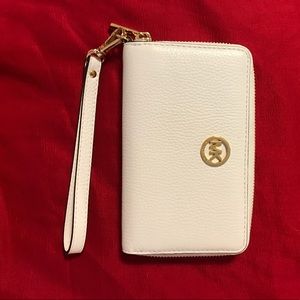 Michael Kors Wristlet - White