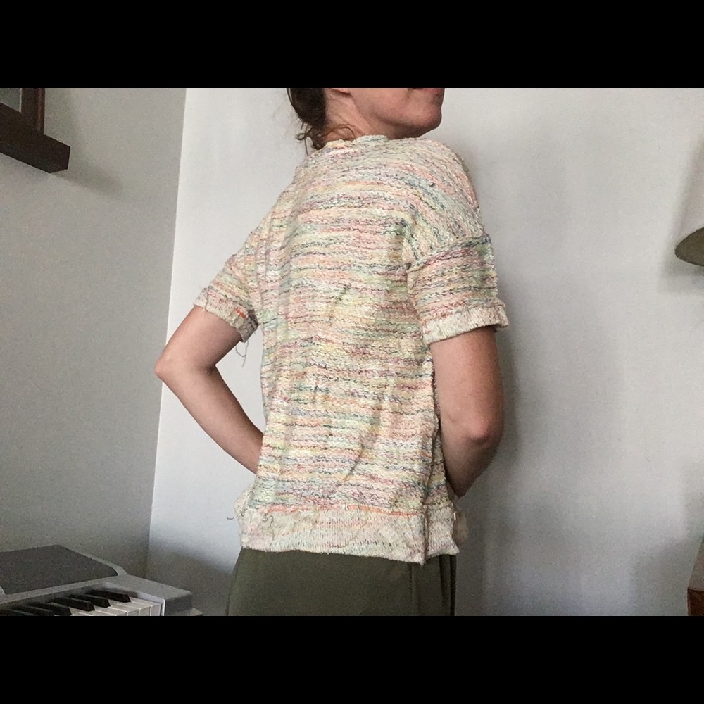 Summer Short Sleeve Sweater