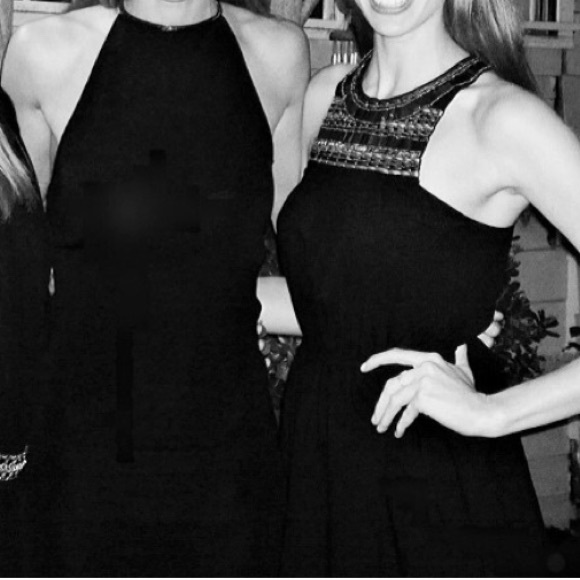 Black dress with beading and embroidered detail - Picture 4 of 4