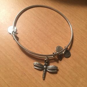 Alex & Ani Silver Dragonfly Bracelet