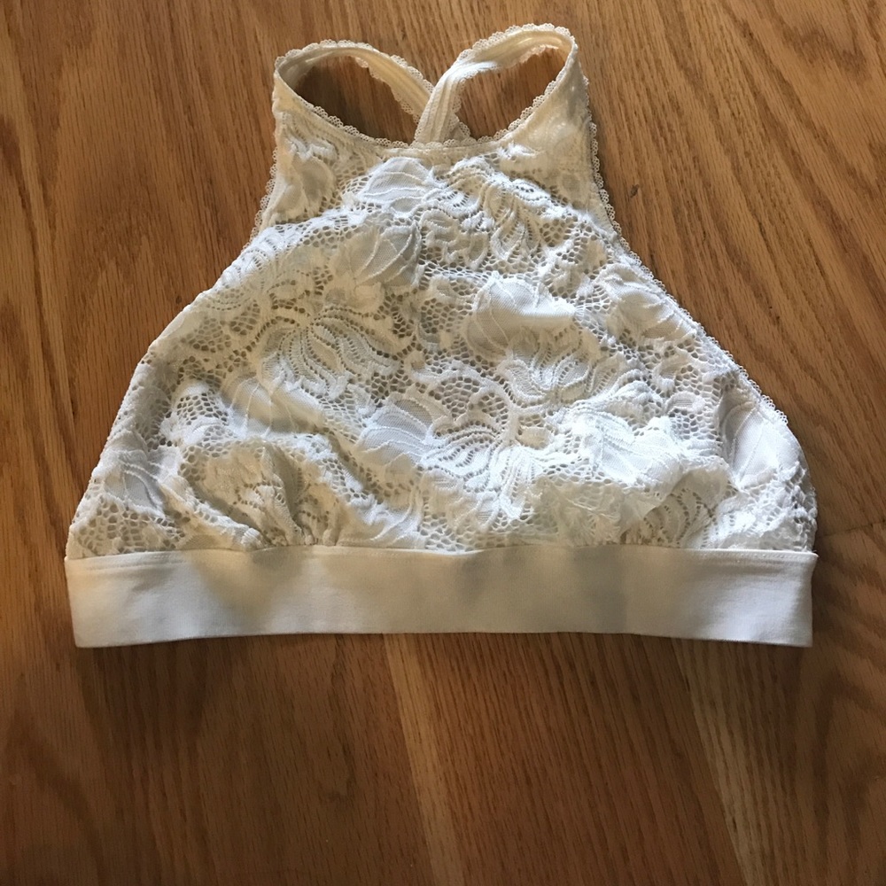 White High Neck bralette
