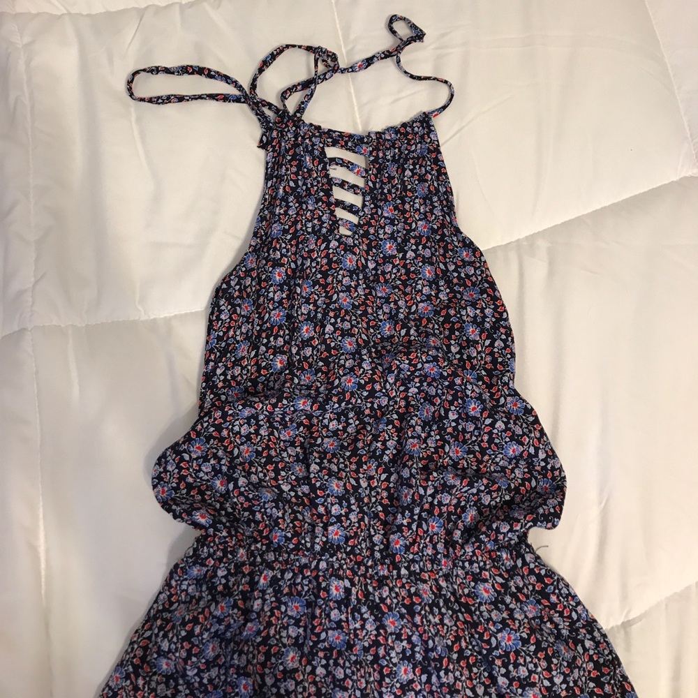 Mimi Chica Halter Floral Printed Romper!