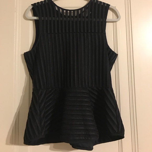 Anthropologie Tops - Anthropologie Black Peplum Top